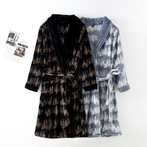 Hommes flanelle peignoir - hommes,