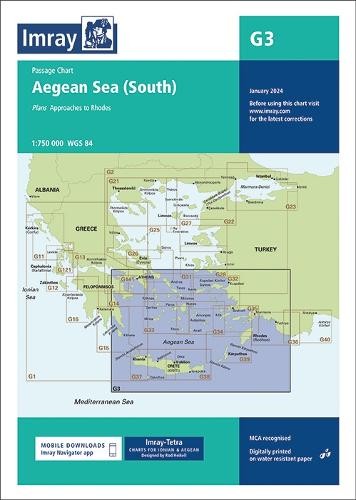 Imray series aegean sea - g3,