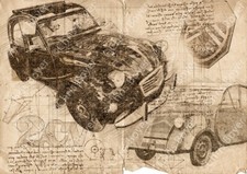 ART PRINT  "DA VINCI" -