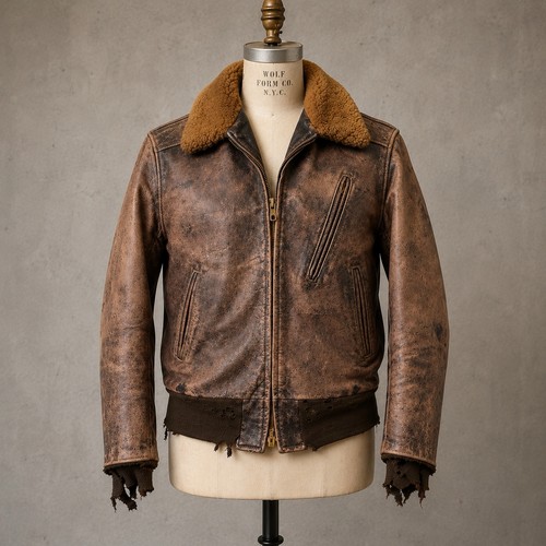 Vintage 40s horsehide leather - vintage,