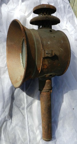 Antique horse car lantern - horse,