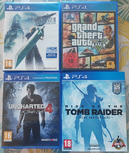 Lot jeux ps4 final - 4,