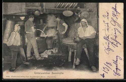 Carte postale unterwaldner - carte,