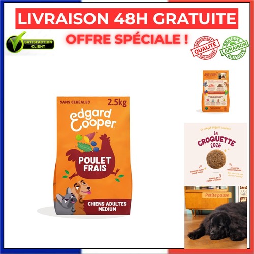 Croquettes chien adulte poulet