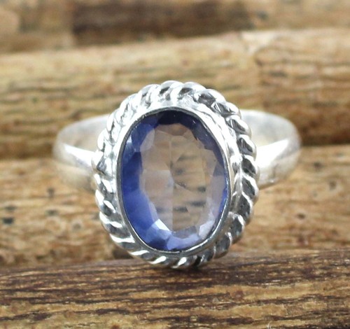 Bague femme pierre bleue - femme, ct
