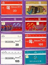 Lot de 96 télécartes de