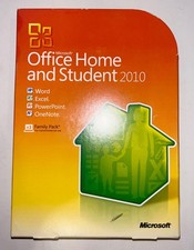 2010 Microsoft Office Home And Student 201 W/ Key. X3 Family Pack!