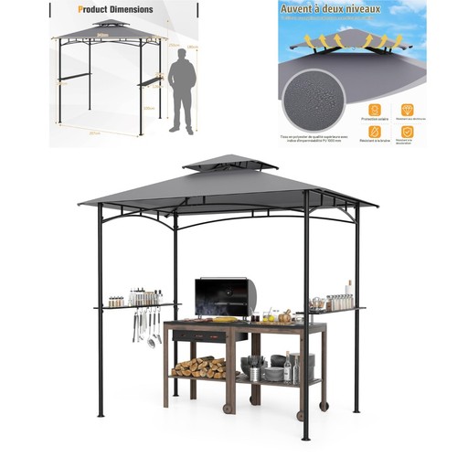 Tonnelle barbecue exterieur - barbecue,