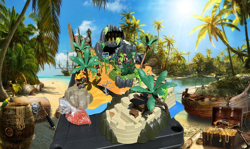 Lot playmobil 5134 île - playmobil,