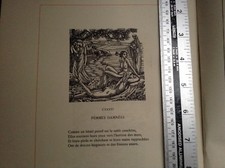 1920s Wood Engraving Nude Print Femmes Damnees (damned women) by Raphael Drouart