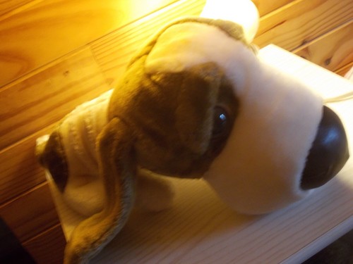 Peluche basset hound artist - peluche,