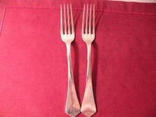 Set Of 2 Dinner Forks Cardinal Jean Couzon FRANCE Stainless Steel 8 3/8"