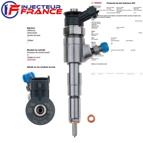 0445110252 bosch injecteur - 0445110252,