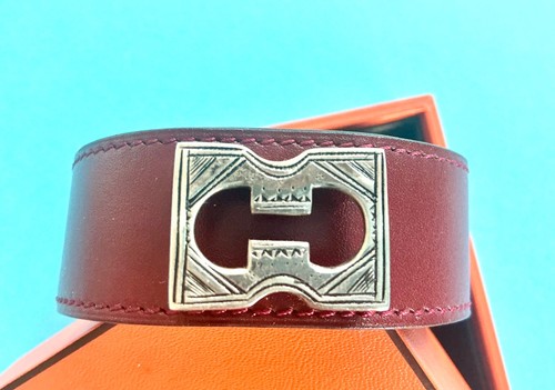Bracelet hermès cuir - cuir, brun