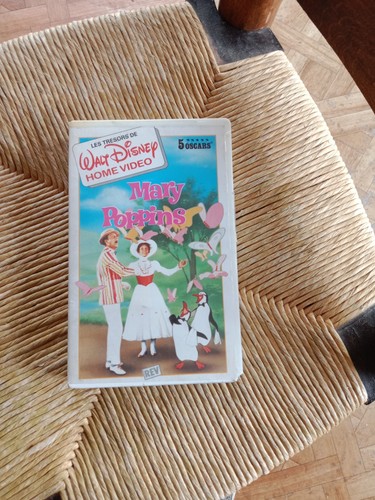 Vhs mary poppins cassette - k7,