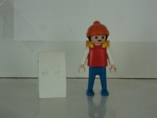 PLAYMOBIL vintage city life town garçon écolier cartable du set 3522 de 1984 #7