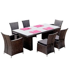 Ensemble de mobilier de jardin ensemble de sièges de jardin Rügen aluminium j...