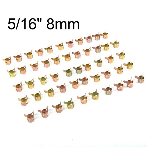 50x 8mm ressort - 50x, clip