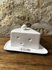 Plateau à Fromages en porcelaine Blanche en forme de part de fromage