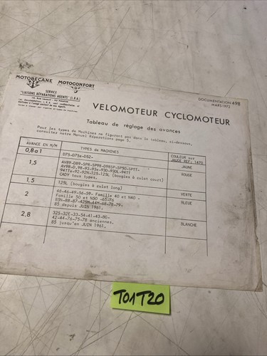 1972 motobécane motoconfort - motobécane,