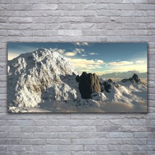 Image sur verre acrylique Tableau Impression 120x60 Paysage Montagnes