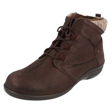 Bottes À Lacets En Cuir