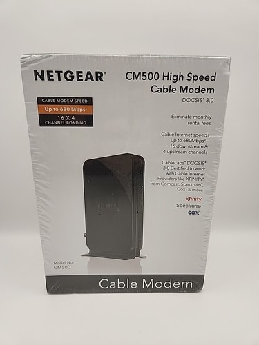 New netgear high speed - new, cable