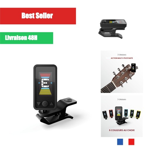 Accordeur guitare addario - accordeur,