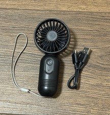 Mini Cooling Fan USB Rechargeable 3 Speed