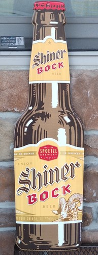 Shiner bock huge metal - huge,
