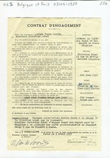 Belgique - Knokke le Zoute 204 Digue de Mer & Paris - Contrat d'un Artiste 1957