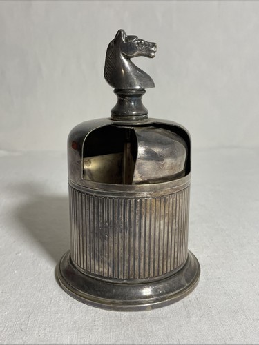 Vintage silver metal horse - vintage,