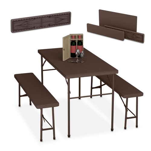 Ensemble table jardin 2 - table,