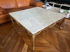 TABLE BASSE plateau en marbre