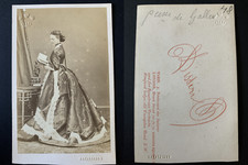 Disdéri, Paris, Alexandra de Danemark, princesse de Galles Vintage albumen print
