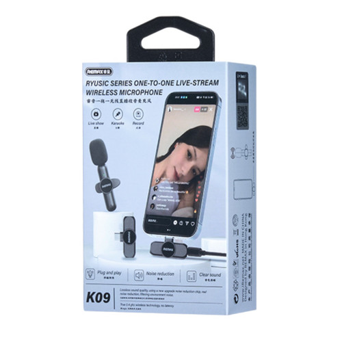 Microphone sans fil 80mah pour - fil,