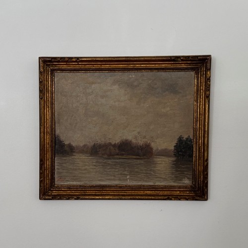 Huile sur panneau par - , finot