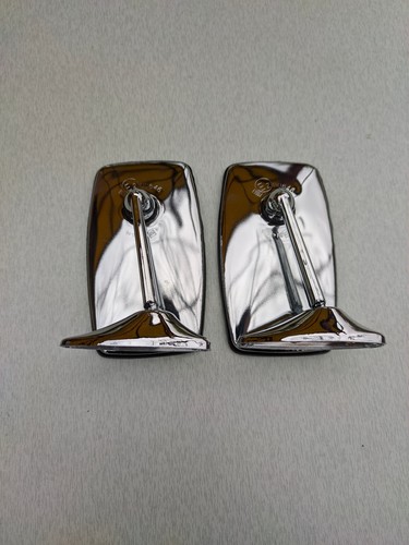 Chrome rear view mirror - pair, 2