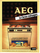 Advertising 038 1981 AEG Built-in Dishwasher