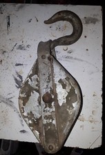  ANCIENNE POULIE DOUBLE AVEC