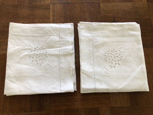 Linge ancien paire - paire, de