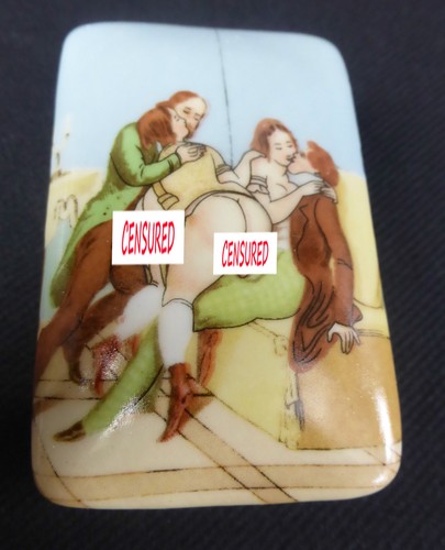Boite porcelaine style - porcelaine,