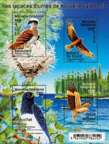 Timbres oiseaux rapaces - timbres,