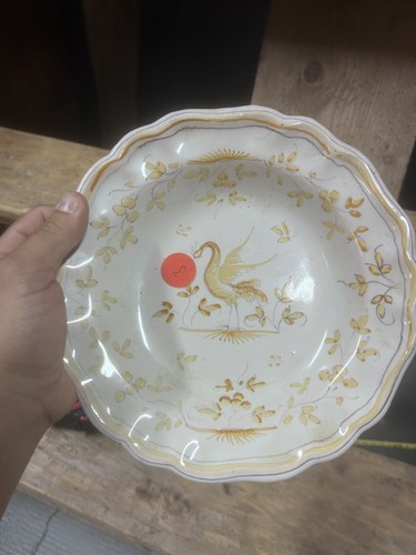 Assiette faïence régionale - assiette,