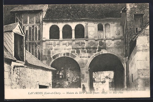 Cpa lavardin maison xvie - lavardin,, du