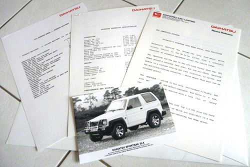 1991 daihatsu sportrak - daihatsu,