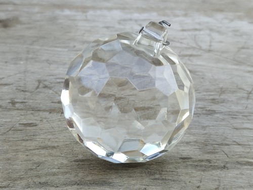 Boule lustre verre ø - de,