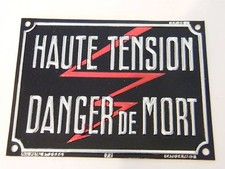 Danger Mort Haute Tension