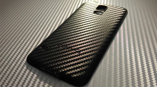 Coque imitation carbone noir - carbone,