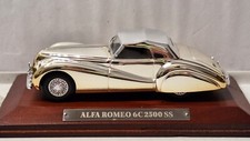 Alfa Romeo 6C 2500 SS 1939 Ixo Altaya 1/43 Chrome
